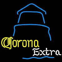 Corona E tra Day Lighthouse Beer Sign Neonskylt