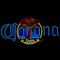 Corona E tra Palm Tree in Circle Beer Sign Neonskylt