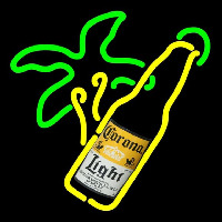 Corona Light Bottle Beer Sign Neonskylt