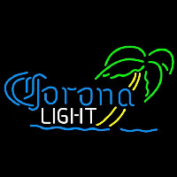 Corona Light Mini Palm Tree Beer Sign Neonskylt