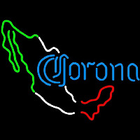 Corona Me ico Map Beer Sign Neonskylt