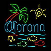 Corona Öl Bar Öppet Neonskylt