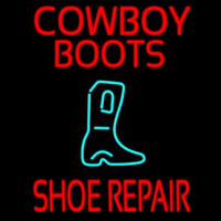 Cowboy Boots Shoe Repair Neonskylt