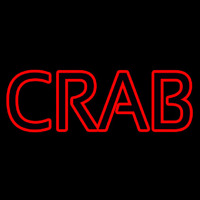 Crab Block Neonskylt