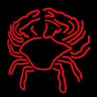 Crab Block With Logo Neonskylt