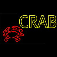 Crab With Logo 1 Neonskylt