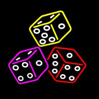 Craps Dise 1 Neonskylt