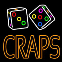 Craps With Dise 1 Neonskylt
