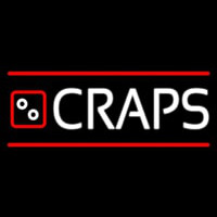 Craps With Hand Logo 2 Neonskylt