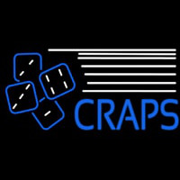 Craps With Hand Logo Neonskylt