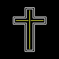 Cross Neonskylt