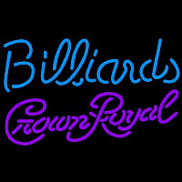 Crown Royal Billiards Te t Pool Beer Sign Neonskylt
