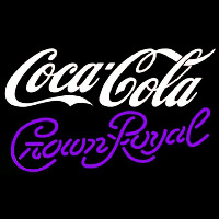 Crown Royal Coca Cola White Beer Sign Neonskylt
