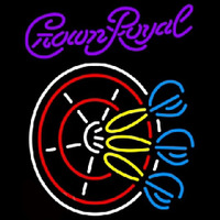 Crown Royal Darts Pin Beer Sign Neonskylt