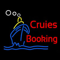 Cruise Booking Neonskylt