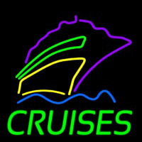 Cruises With Logo Neonskylt