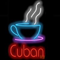 Cup Cuban Neonskylt