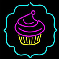 Cupcake Logo Neonskylt