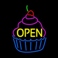 Cupcake Open Neonskylt