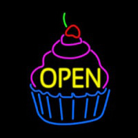 Cupcake Open Neonskylt