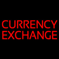 Currency E change Neonskylt