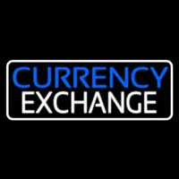 Currency E change Neonskylt