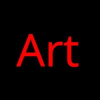 Cursive Art Neonskylt