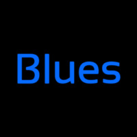 Cursive Blues Blue Neonskylt