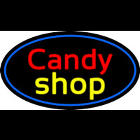 Cursive Candy Shop Neonskylt