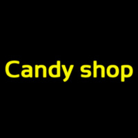 Cursive Candy Shop Neonskylt