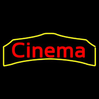 Cursive Cinema Neonskylt