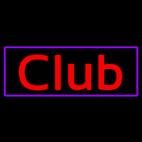 Cursive Club Neonskylt