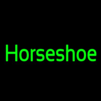 Cursive Horseshoe Neonskylt