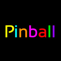 Cursive Letter Pinball 2 Neonskylt