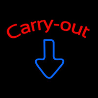 Custom Carry Out 1 Neonskylt