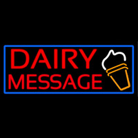 Custom Dairy On Logo Neonskylt