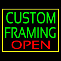 Custom Framing Open Frame Border Neonskylt