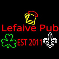 Custom Lefaive Pub Est 2011 Neonskylt