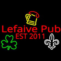 Custom Lefaive Pub Est 2011 Neonskylt