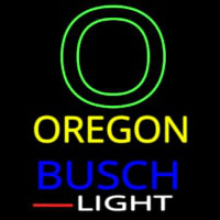 Custom Oregon Wings With Busch Light Real Neon Glass Tube Neonskylt