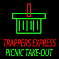 Custom Trappers E press Picnic Take Out Neonskylt