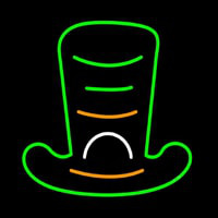 Cylinder Hat Neonskylt