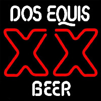 DOS Equis Beer Sign Neonskylt