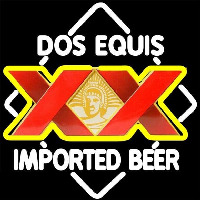 DOS Equis Imported Beer Sign Neonskylt