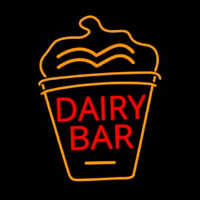 Dairy Bar With Logo Neonskylt