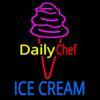 Dairy Chef Ice Cream Neonskylt
