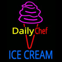 Dairy Chef Ice Cream Neonskylt