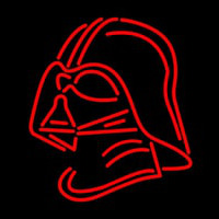 Darth Vader Helmet Star Wars Neonskylt