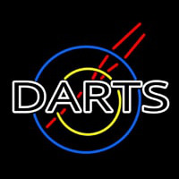 Darts Neonskylt