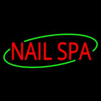 Deco Style Red Nails Spa Neonskylt